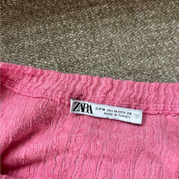 Zara pink ruffle sweater - Picture 6 of 7
